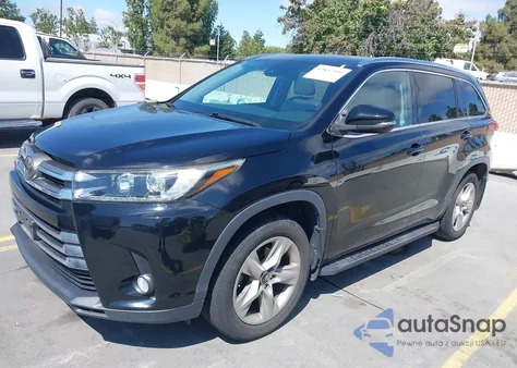 2018 Toyota Highlander Limited from USA, damaged, VIN 5TDDZRFH7JS832717